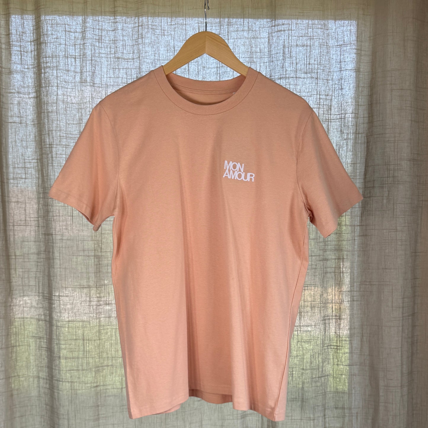 T-shirt brodé “mon amour”, pour elle & lui