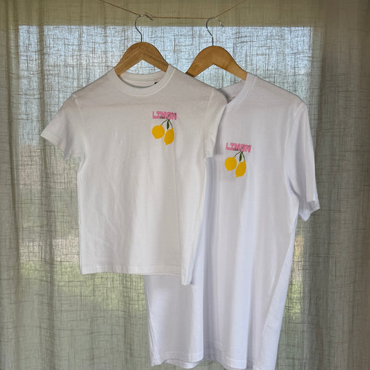 T-shirt Lemon, Mère & fille